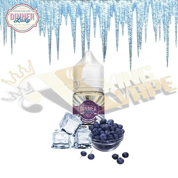 BLACKCURANT ICE SALT BY DINNER LADY