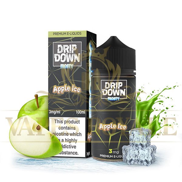 DRIP DOWN - BUY FROSTY APPLE ICE BY DRIP DOWN – 100ML - 100ML E-LIQUID - Vapes Royale