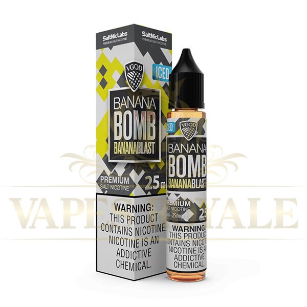 BUY BANANA BOMB ICE SALT BY VGOD - 30ML