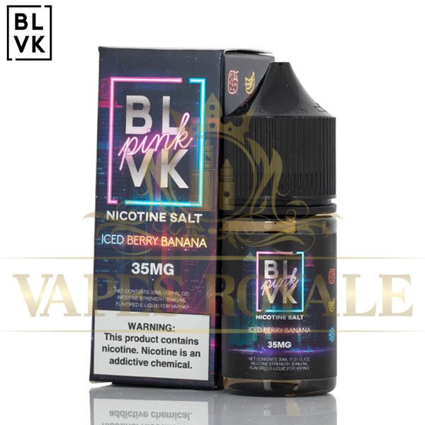 BUY ICED BERRY BANANA SALT BY BLVK - 30ML