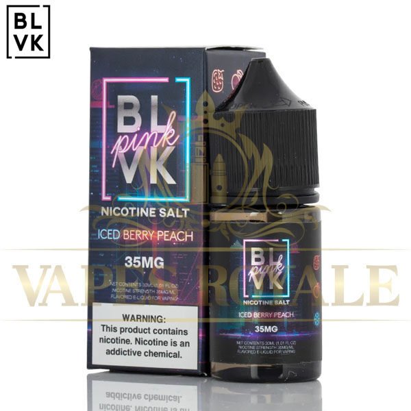 BUY ICED BERRY PEACH SALT BY BLVK - 30ML