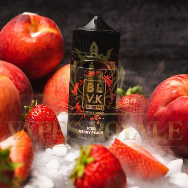 BUY ICED BERRY PEACH RESERVE SERIES BY BLVK - 100ML