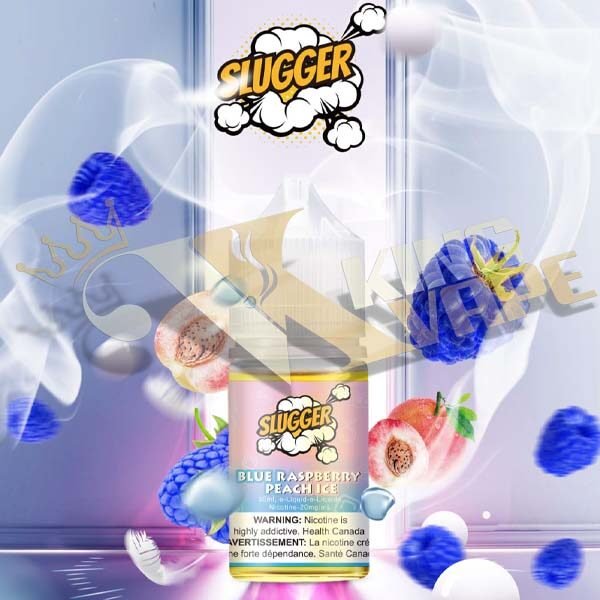 BLUE RASPBERRY PEACH ICE SALT BY SLUGGER