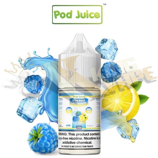 BLUE RAZZ LEMONADE FREEZE SALT BY POD JUICE