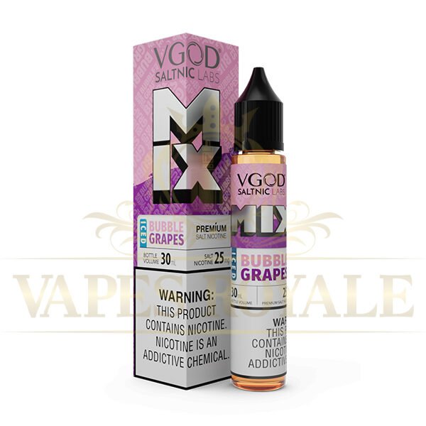 BUY BUBBLE GRAPES ICE SALT BY VGOD - 30ML