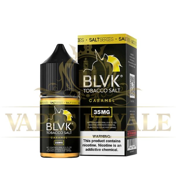 BUY CARAMEL TOBACCO SALT BY BLVK - 30ML