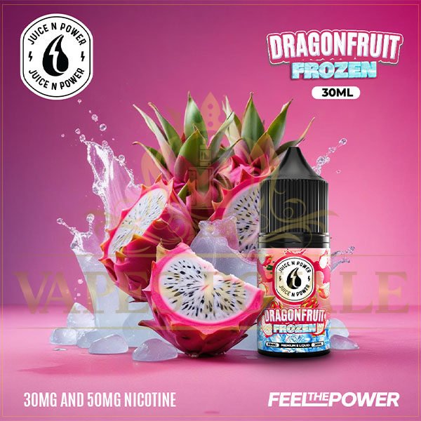 BUY FROZEN DRAGONFRUIT SALT BY JUICE N POWER - 30ML