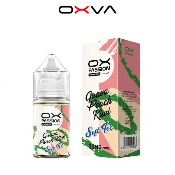 GUAVA PEACH KIWI SOFT ICE SALT BY OXVA