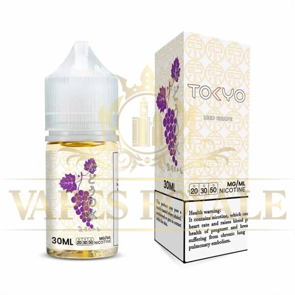 TOKYO - BUY GRAPE ICE SALT BY TOKYO – 30ML - 30ML SALT NIC - Vapes Royale