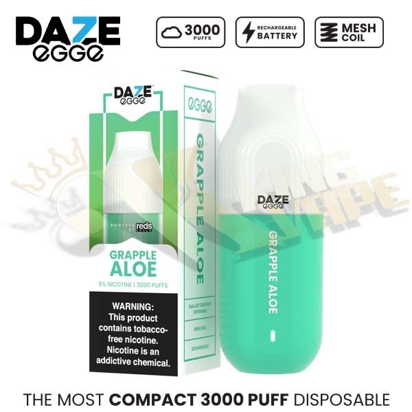 REDS - BUY 7DAZE EGGE 3000 PUFFS 50MG NICOTINE DISPOSABLE VAPE - DISPOSABLES - Vapes Royale