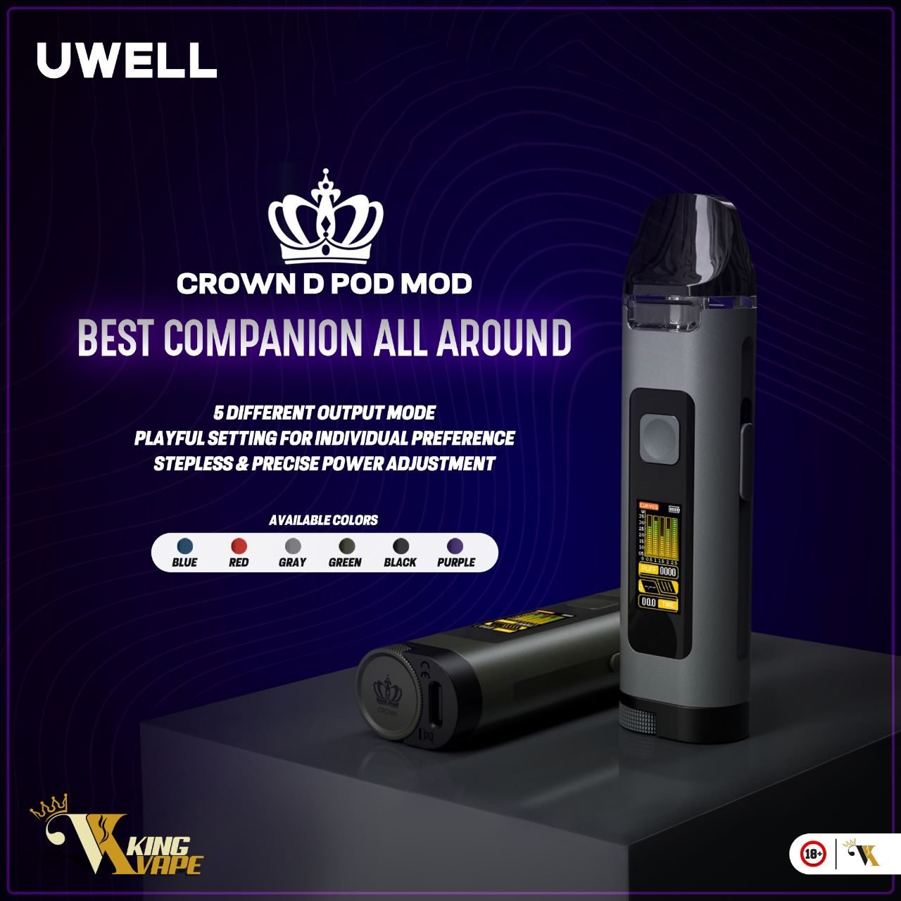 UWELL CROWN D POD MOD KIT