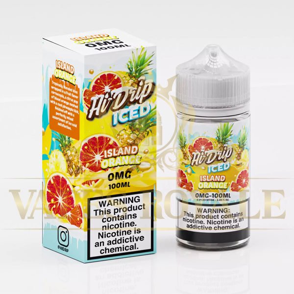 HI DRIP - ISLAND ORANGE ICED BY HI DRIP 100ML - 100ML E-LIQUID - Vapes Royale