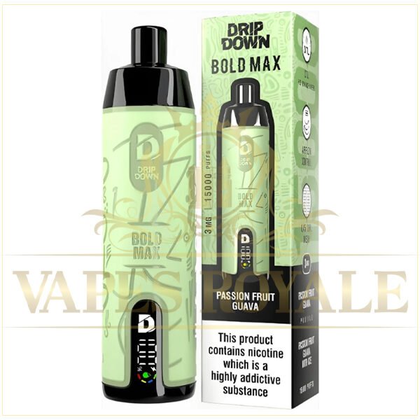 DRIP DOWN - BUY DRIP DOWN BOLD MAX DTL DISPOSABLE 15000 PUFFS - RDTA - Vapes Royale