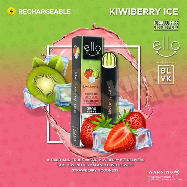 BLVK - BUY NEW ELLO BAR DISPOSABLE 3500 PUFFS BY BLVK - DISPOSABLES - Vapes Royale
