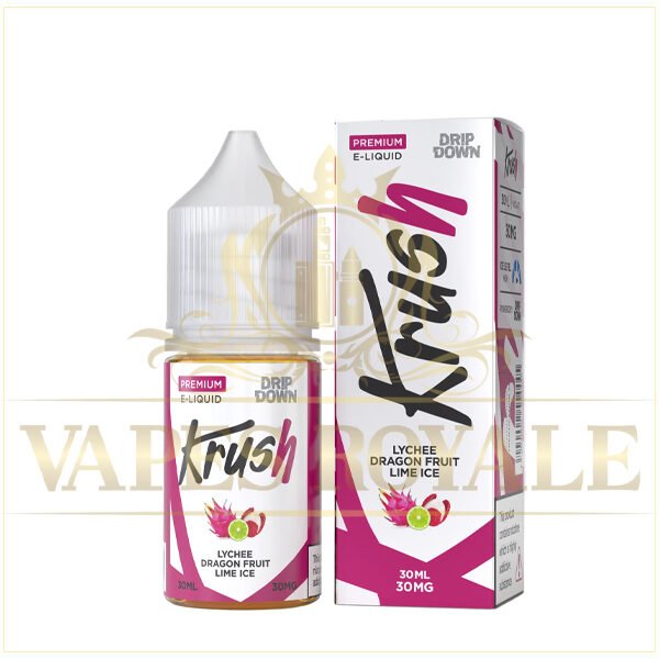 BUY LYCHEE DRAGON FRUIT LIME ICE SALT BY DRIP DOWN KRUSH - 30ML