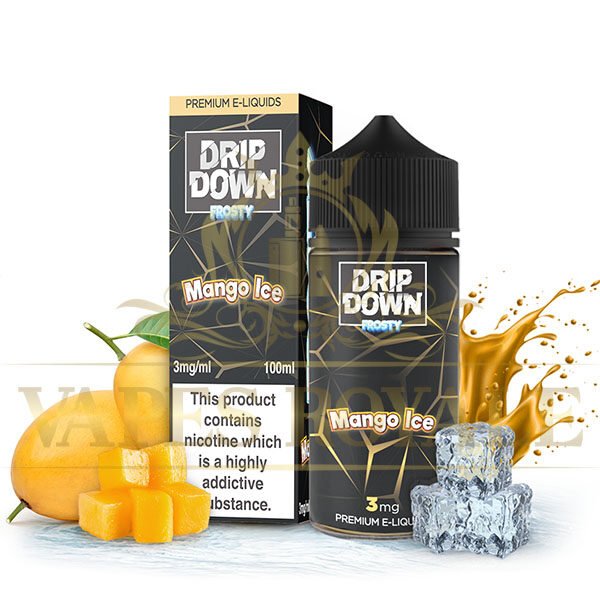 DRIP DOWN - BUY FROSTY MANGO ICE BY DRIP DOWN – 100ML - 100ML E-LIQUID - Vapes Royale