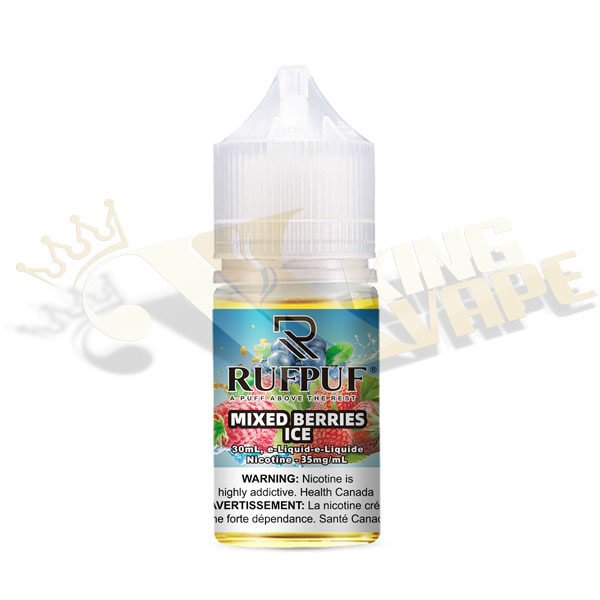 RUFPUF - MIXED BERRIES ICE SALT BY RUFPUF 30ML - 30ML SALT NIC - Vapes Royale