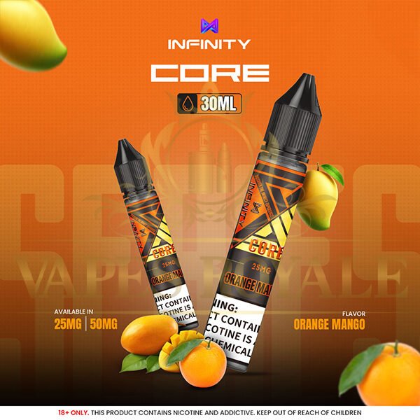 BUY NEW ORANGE MANGO ICE SALT BY INFINITY CORE - 30ML