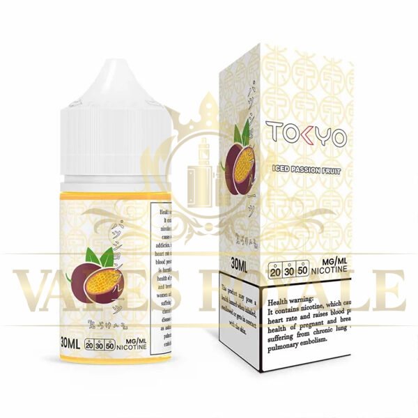 TOKYO - BUY PASSION FRUIT ICE SALT BY TOKYO – 30ML - 30ML SALT NIC - Vapes Royale