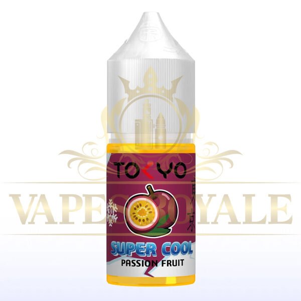 TOKYO - PASSION FRUIT ICE SALT BY TOKYO SUPER COOL – 30ML - 30ML SALT NIC - Vapes Royale