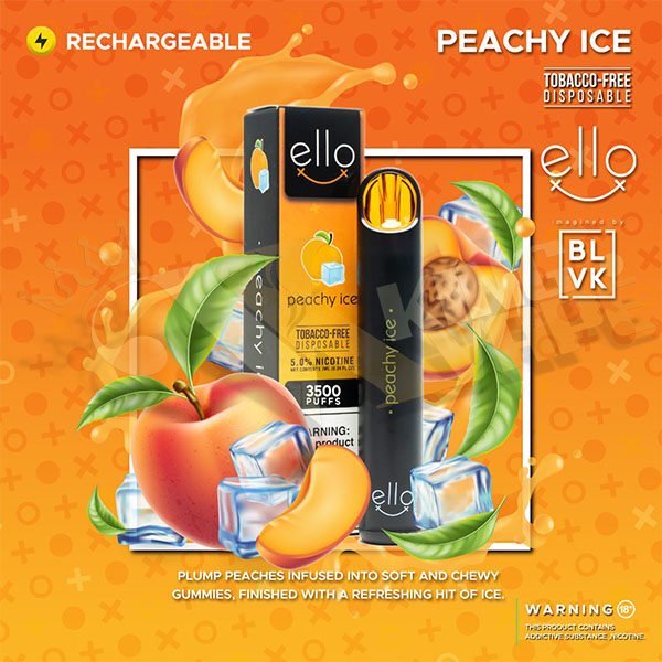 BLVK - BUY NEW ELLO BAR DISPOSABLE 3500 PUFFS BY BLVK - DISPOSABLES - Vapes Royale