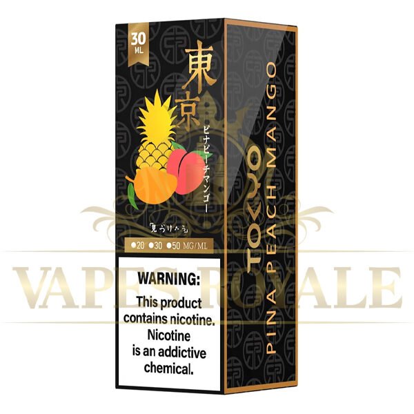 TOKYO - BUY PINA PEACH MANGO ICE SALT BY TOKYO – 30ML - 30ML SALT NIC - Vapes Royale