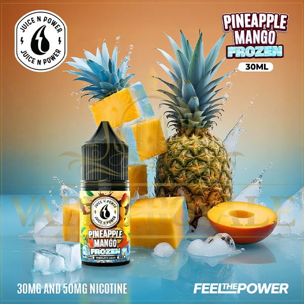 BUY FROZEN PINEAPPLE MANGO SALT BY JUICE N POWER - 30ML