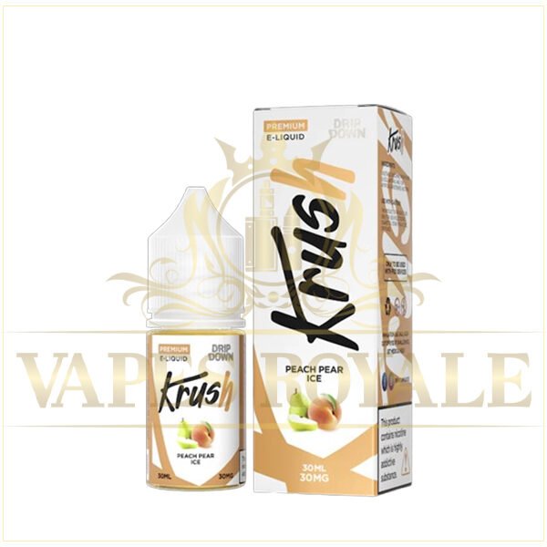 BUY PEACH PEAR ICE SALT BY DRIP DOWN KRUSH - 30ML