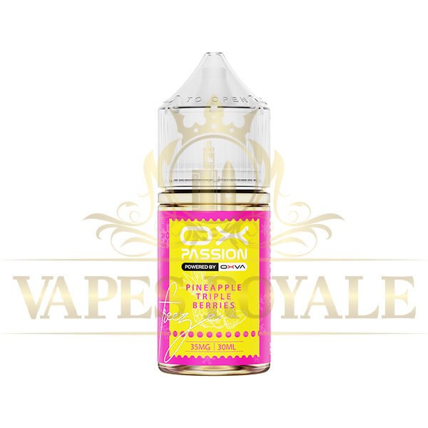 BUY PINEAPPLE TRIPLE BERRIES ICE SALT BY OXVA - 30ML