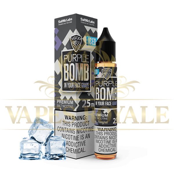 BUY PURPLE BOMB ICE SALT BY VGOD - 30ML