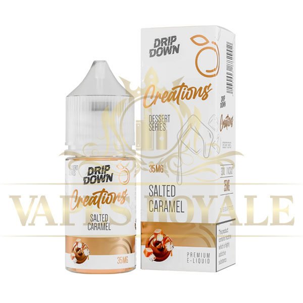 BUY SALTED CARAMEL SALT BY DRIP DOWN CREATIONS DESERT SERIES - 30ML