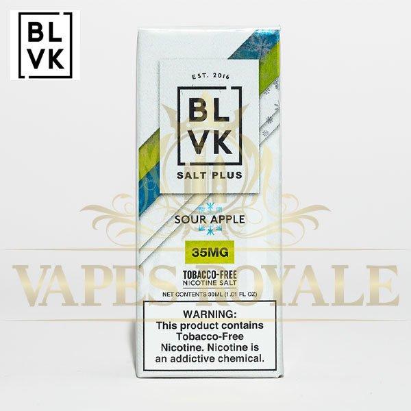 BUY SOUR APPLE ICE SALT PLUS BY BLVK - 30ML