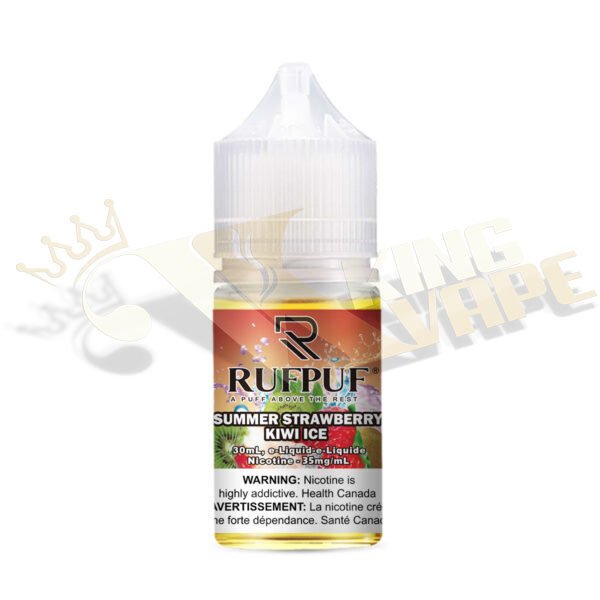 RUFPUF - SUMMER STRAWBERRY KIWI ICE SALT BY RUFPUF 30ML - 30ML SALT NIC - Vapes Royale