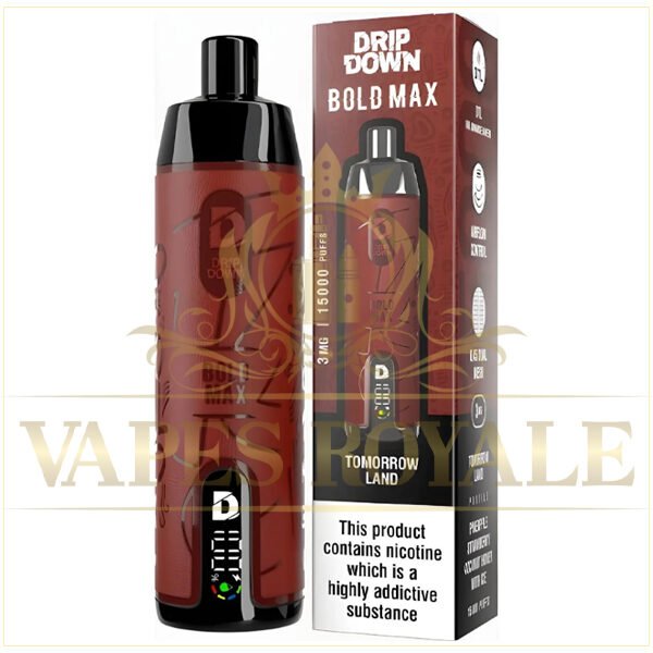 DRIP DOWN - BUY DRIP DOWN BOLD MAX DTL DISPOSABLE 15000 PUFFS - RDTA - Vapes Royale