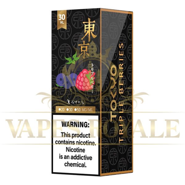 TOKYO - BUY TRIPLE BERRIES ICE SALT BY TOKYO – 30ML - 30ML SALT NIC - Vapes Royale