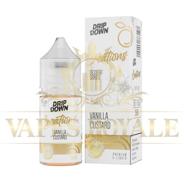 BUY VANILLA CUSTARD SALT BY DRIP DOWN CREATIONS DESERT SERIES - 30ML