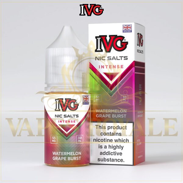 BUY WATERMELON GRAPE BURST ICE SALT BY IVG - 30ML