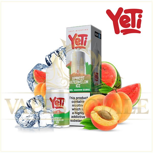 BUY APRICOT WATERMELON ICE SALT BY YETI - 30ML