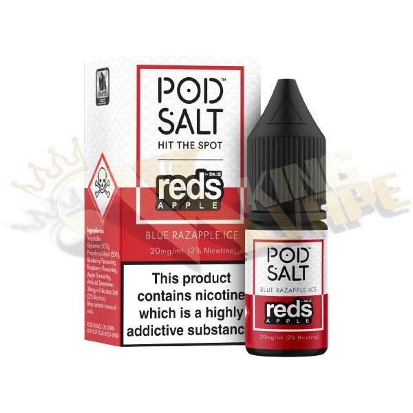 BLUE RAZ APPLE ICE SALT BY POD SALT