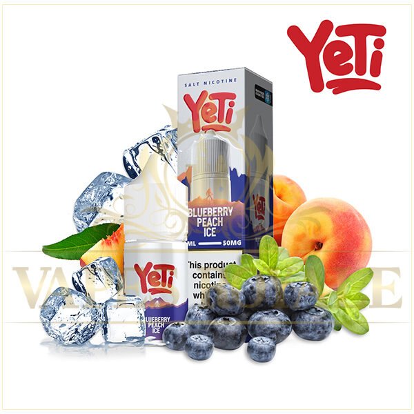 BUY BLUEBERRY PEACH ICE SALT BY YETI - 30ML