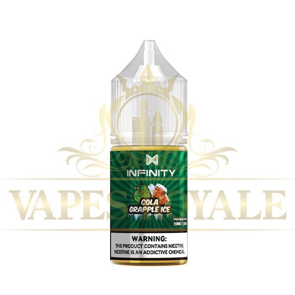 INFINITY VAPES - BUY NEW COLA GRAPPLE ICE SALT BY INFINITY – 30ML - 30ML SALT NIC - Vapes Royale