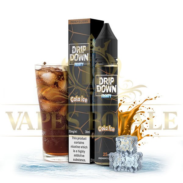DRIP DOWN - BUY FROSTY COLA ICE SALT BY DRIP DOWN – 30ML - 30ML SALT NIC - Vapes Royale