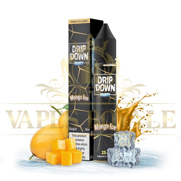 DRIP DOWN - BUY FROSTY MANGO ICE SALT BY DRIP DOWN – 30ML - 30ML SALT NIC - Vapes Royale