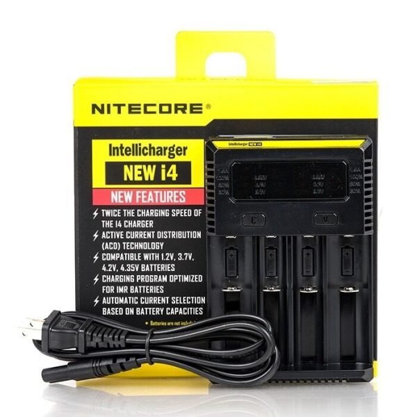 NITECORE - NITECORE I4 BATTERY CHARGER V2 (4-BAY) - CHARGERS - Vapes Royale