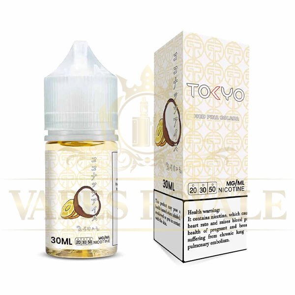TOKYO - BUY PINA COLADA ICE SALT BY TOKYO 30ML - 30ML SALT NIC - Vapes Royale