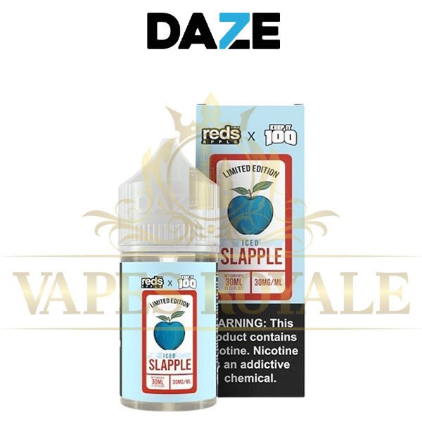 REDS - SLAPPLE ICE SALT BY REDS – 30ML - 30ML SALT NIC - Vapes Royale