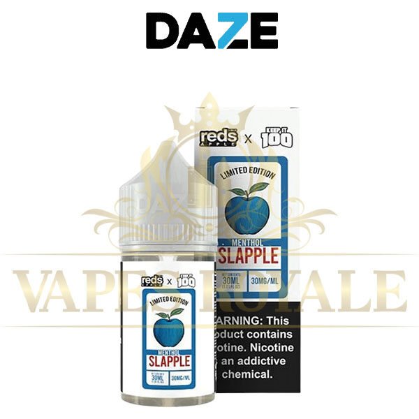 REDS - SLAPPLE MENTHOL SALT BY REDS – 30ML - 30ML SALT NIC - Vapes Royale