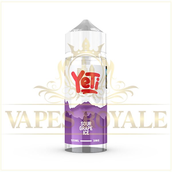 BUY SOUR GRAPE ICE BY YETI - 120ML