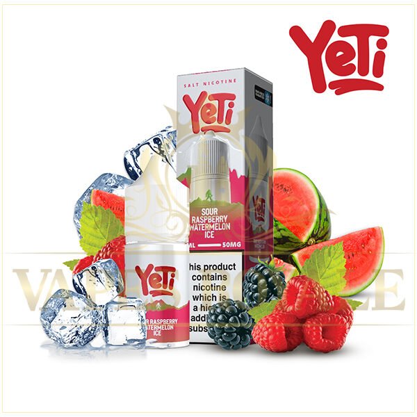BUY SOUR RASPBERRY WATERMELON ICE SALT BY YETI - 30ML