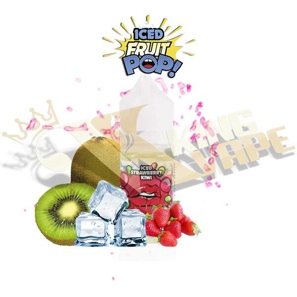 ICE STRAWBERRY KIWI SALT BY POP VAPORS
